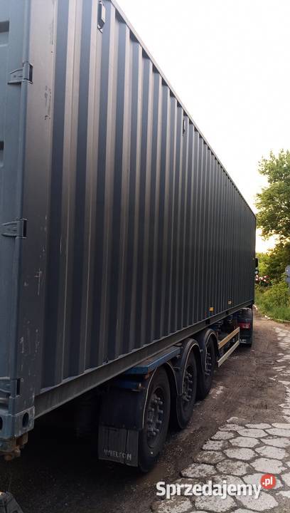 Kontener magazynowy morski 2025r 40HC RAL7016 Pasym