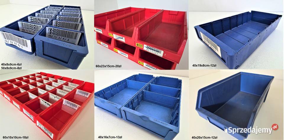 Pojemnik Plastikowy Kuweta Skrzynka Kosz Box
