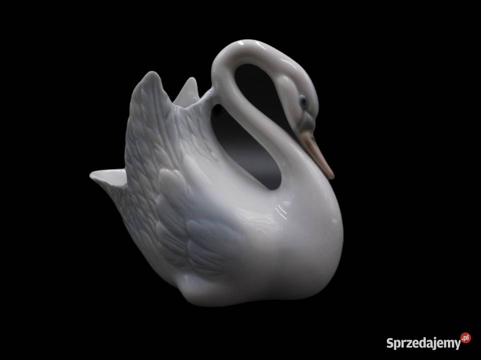 Figurka łabędź porcelana TENGRA Raszków