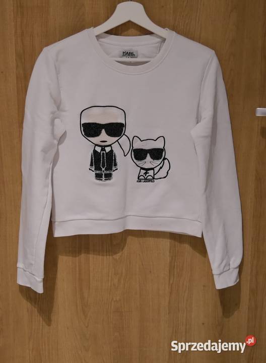Karl Lagerfeld fajna bluza metaliczna nitka 36 S Wrocław