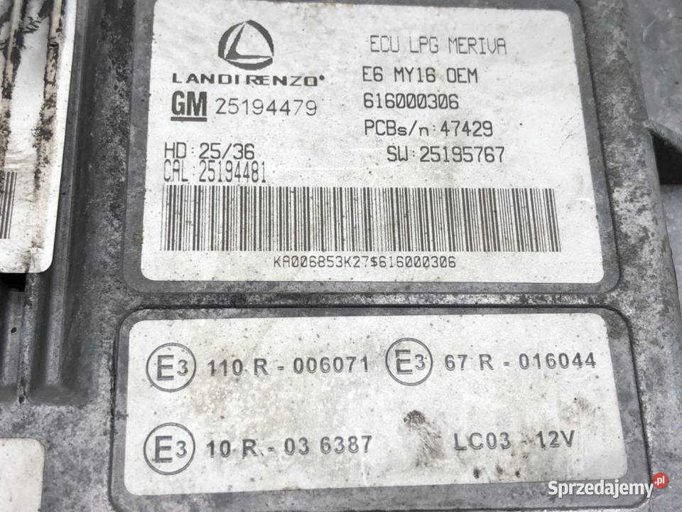 KOMPUTER LPG 25194479 STEROWNIK GAZU ZASILANIA osobowe sprzedam