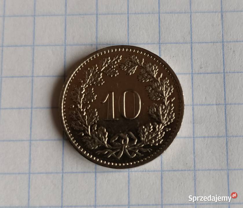 10 RAPPÓW 10 CENTYMÓW 1984 SZWAJCARIA