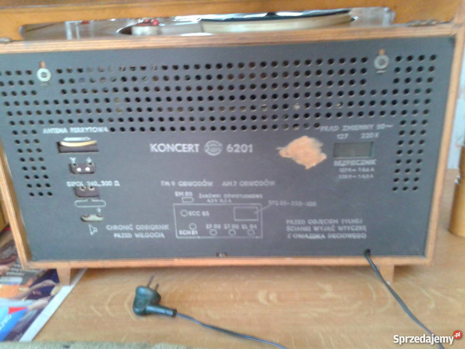 zabytkowe radio polskie DioraKoncert6201 śląskie Bielsko-Biała