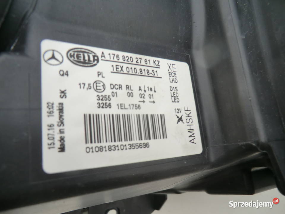Lampa Mercedes W176 Lewa Prawa Bixenon 1215 Wola Filipowska