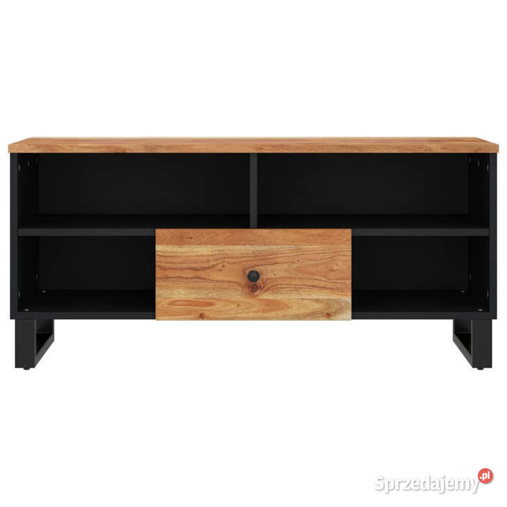 Szafka RTV 100x33x46 akacja i materiał Warszawa