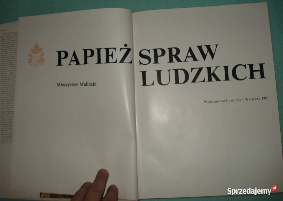 Papież spraw ludzkich 1983r Warszawa