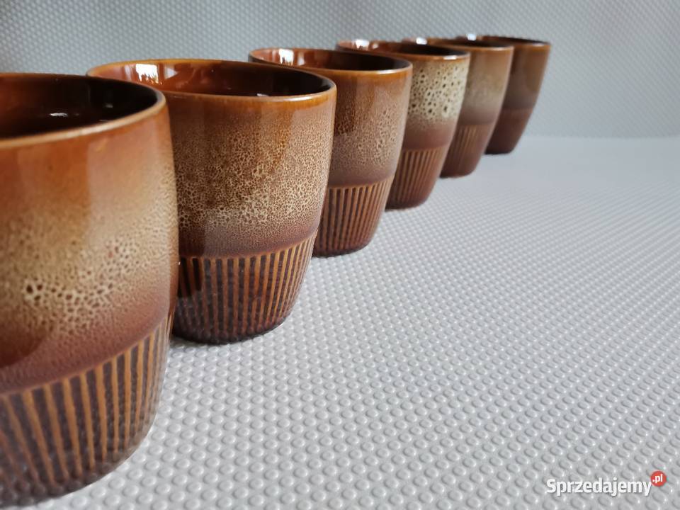 Stare kubki Zośka 6 sztuk porcelit Mirostowice śląskie
