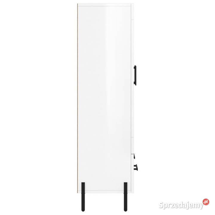 Wysoka szafka biała z połyskiem 695x31x115 Warszawa