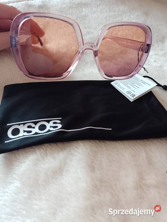 ASOS Duże różowe Okulary przeciwsłoneczne z Kraków