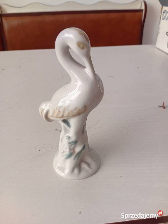 Czapla porcelanowa sprzedam