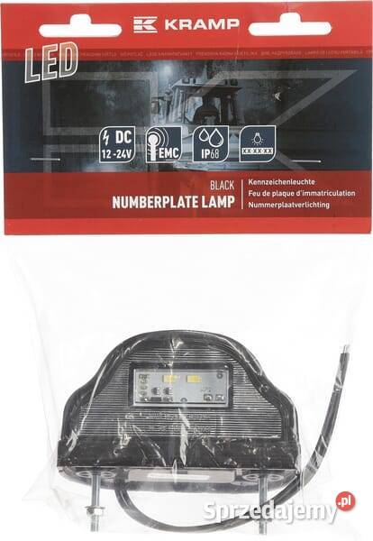 Lampa oświetlenia tablicy rejestracyjnej LED Kamionna