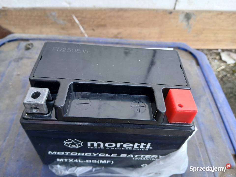 Akumulator Moretti 12V AGM Gel MTX4LBS Resko sprzedam