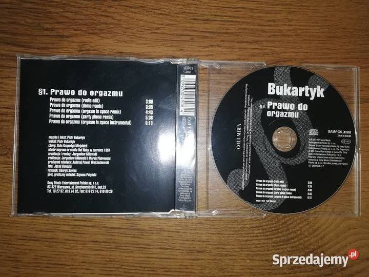 Bukartyk Prawo do orgazmu singiel 1997 pomorskie Gdańsk sprzedam