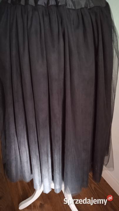 TIULOWA SPÓDNICA MIDI r 40 42 Piła