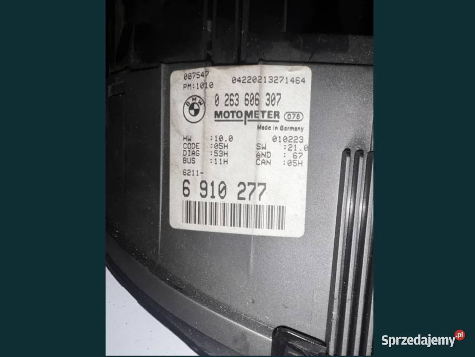 Licznik zegar BMW 3 E46 Diesel Ostrów Wielkopolski