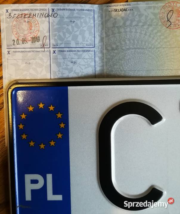 Przyczepka lekka SAM ważne OC dokumenty Toruń