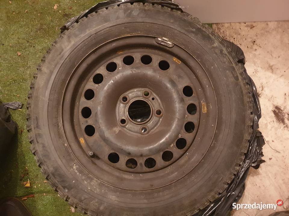 Koła felgi stalowe opony zimowe kołpaki 4 sztuki