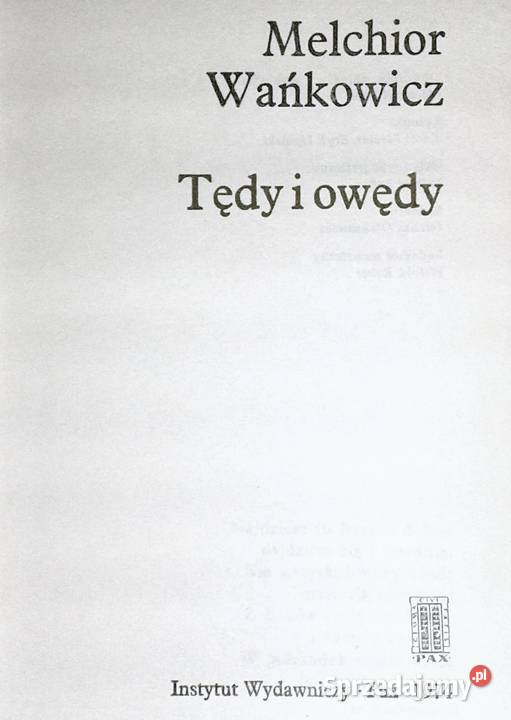 Tędy i owędy Melchior Wańkowicz Pozostałe Chełm