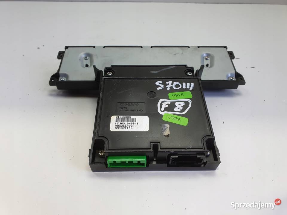 Volvo S80 II V70 III WYŚWIETLACZ RADIA Ekran Części samochodowe Chełm sprzedam