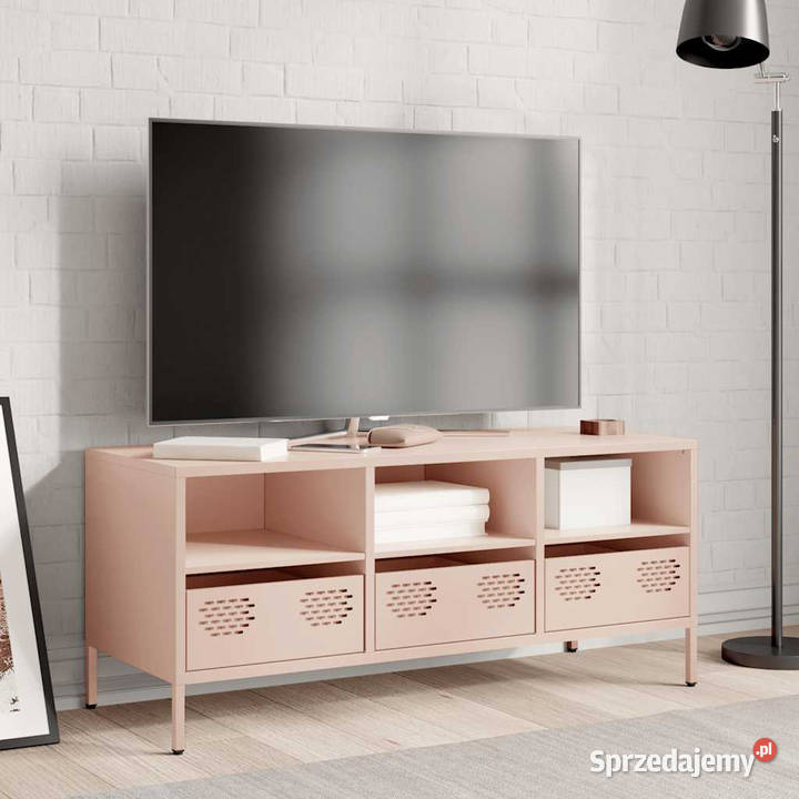 Szafka RTV różowa 1015x39x435 stal walcowana na mazowieckie Warszawa sprzedam
