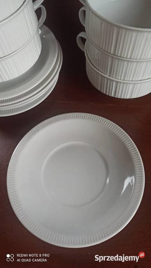 Bulionówka Rosenthal Studio linie Germany Biała Porcelana i szkło Gdańsk
