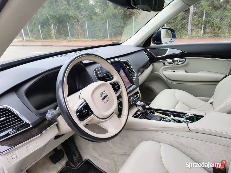 Volvo XC90 T6 4x4 kamery 360 Android auto 7 osób kurtyny powietrzne Ciechanów