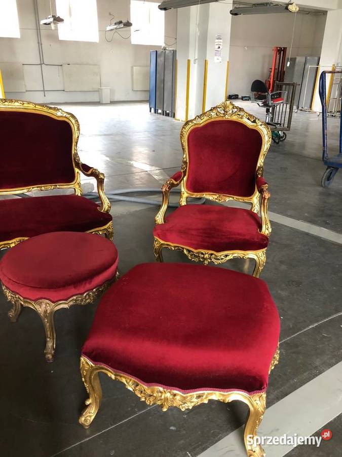 Zestaw 8 Kanapa Fotele Pufy dolnośląskie Legnica sprzedam