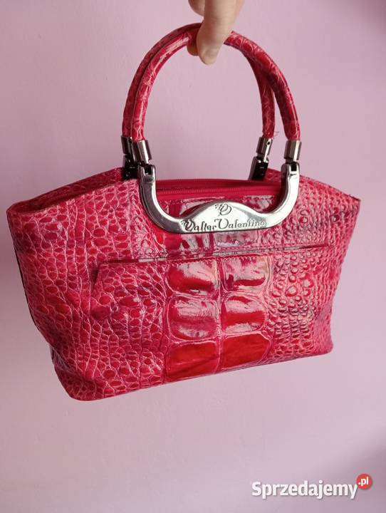 Walter Valentino Italy torebeczka vintage skóra Torby i torebki Kielce sprzedam