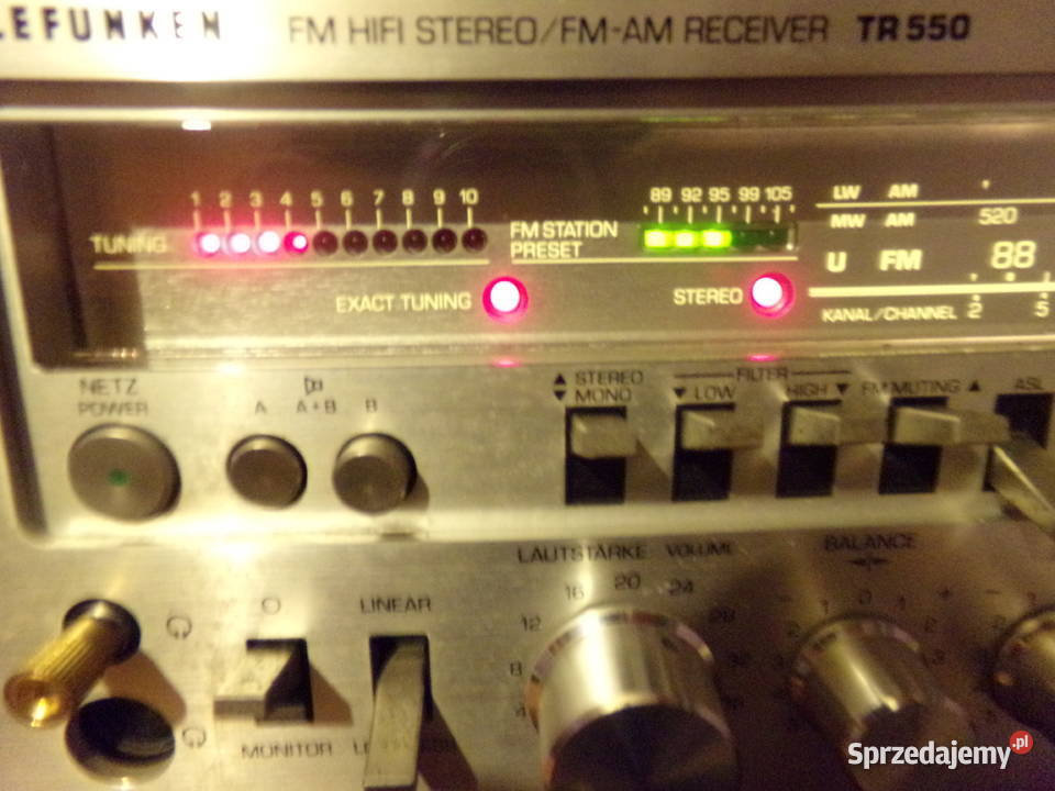 Telefunken TR550 amplituner w stanie Walentynowo
