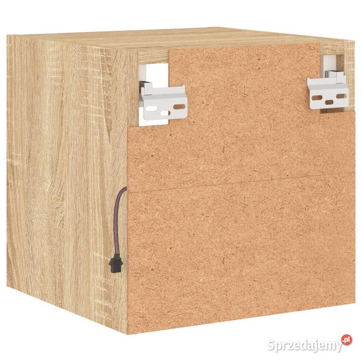 Ścienne szafki TV z LED 2 dąb sonoma 30x285x30 Dom i Ogród Warszawa sprzedam