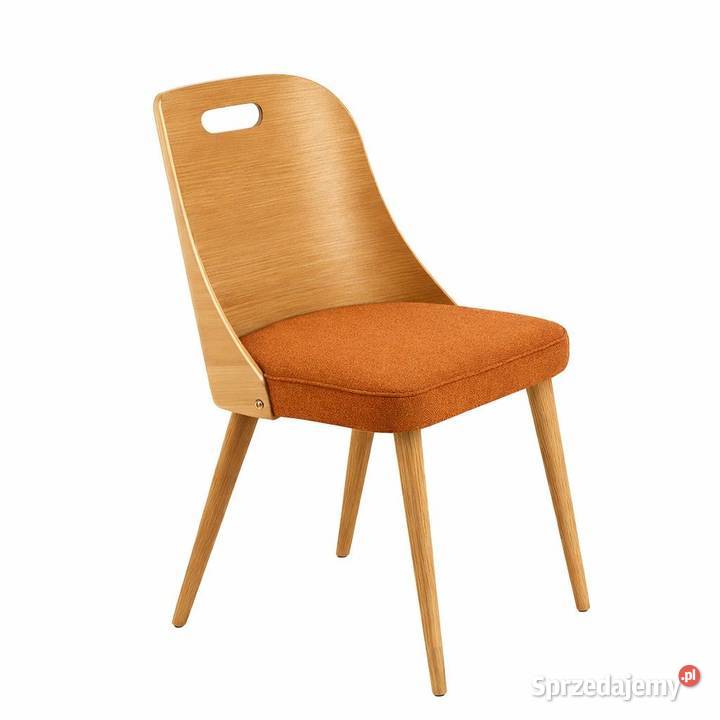 Krzesło Drewniane Tapicerowane Miodowy KDD77 Warszawa