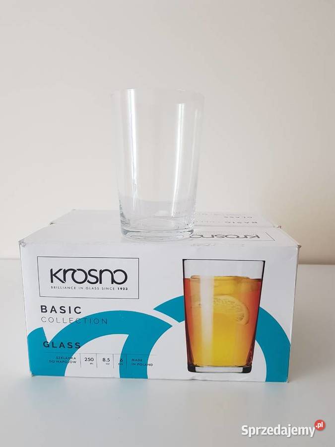 Nowe Szklanki Basic 250 ml 6 sztuk KROSNO Pozostałe Warszawa