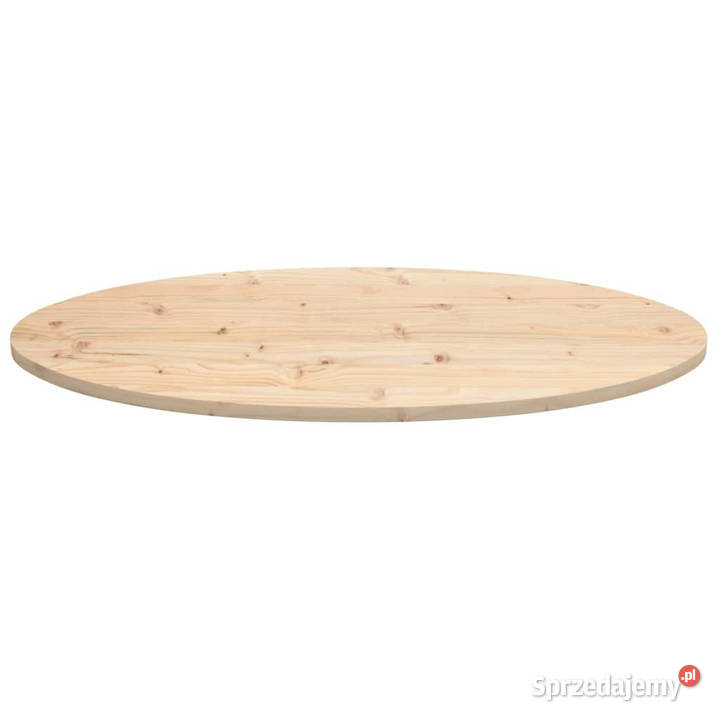 Blat stołu 90x45x25 lite drewno sosnowe owalny Warszawa