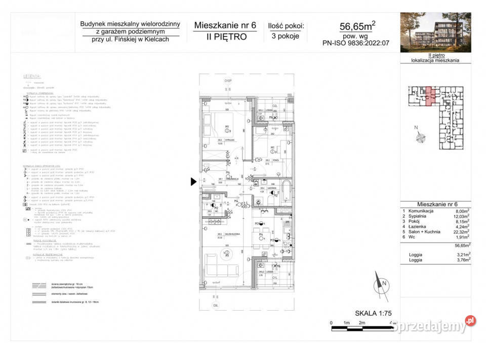 Mieszkanie Kielce 5665m2 3 pok sprzedam