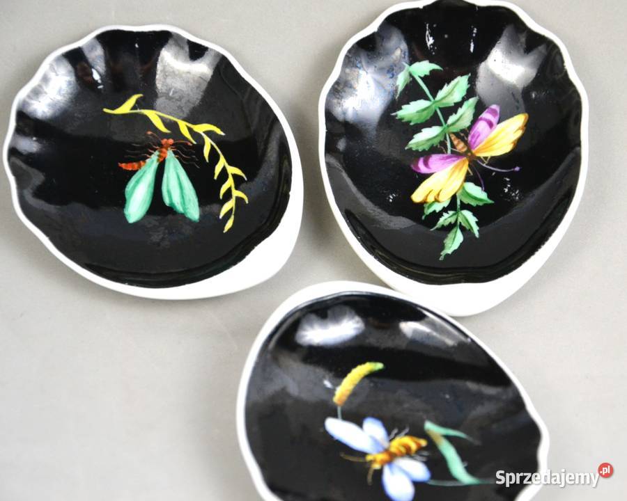 porcelanowy mini talerzyk na miód konfitury Porcelana i szkło Warszawa