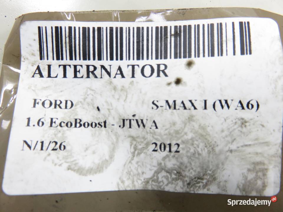 ALTERNATOR FORD S I WA6 16 EcoBoost JTWA małopolskie