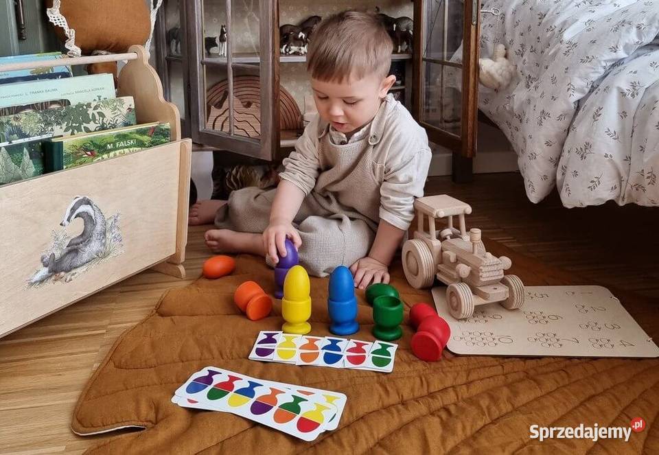 Sorter jajka układanka lewopółkulowa karty pracy Zduńska Wola