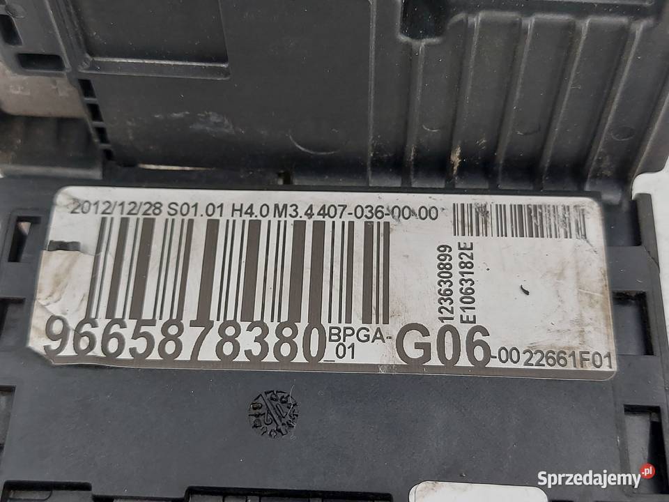 CITROEN DS4 13r moduł akumulatora 9665878380 Komputery świętokrzyskie Kielce