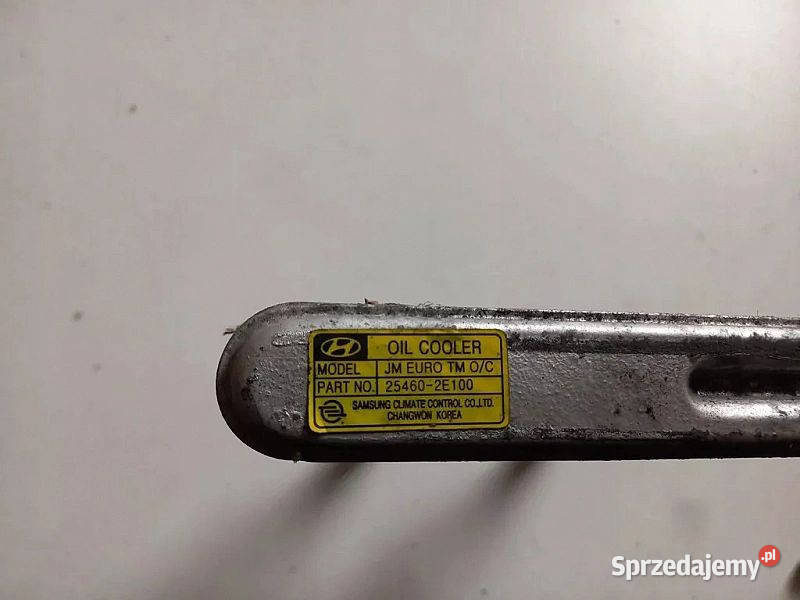 Chłodnica Oleju 25460 2e10020d Hyundai Tucson świętokrzyskie Wola Jachowa