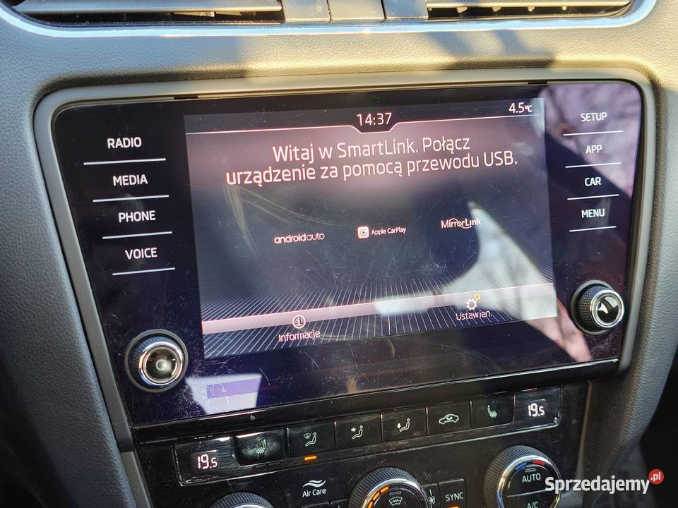 koda Octavia III 16 MPI Klimatronic Grzane szary Audi łódzkie Łódź