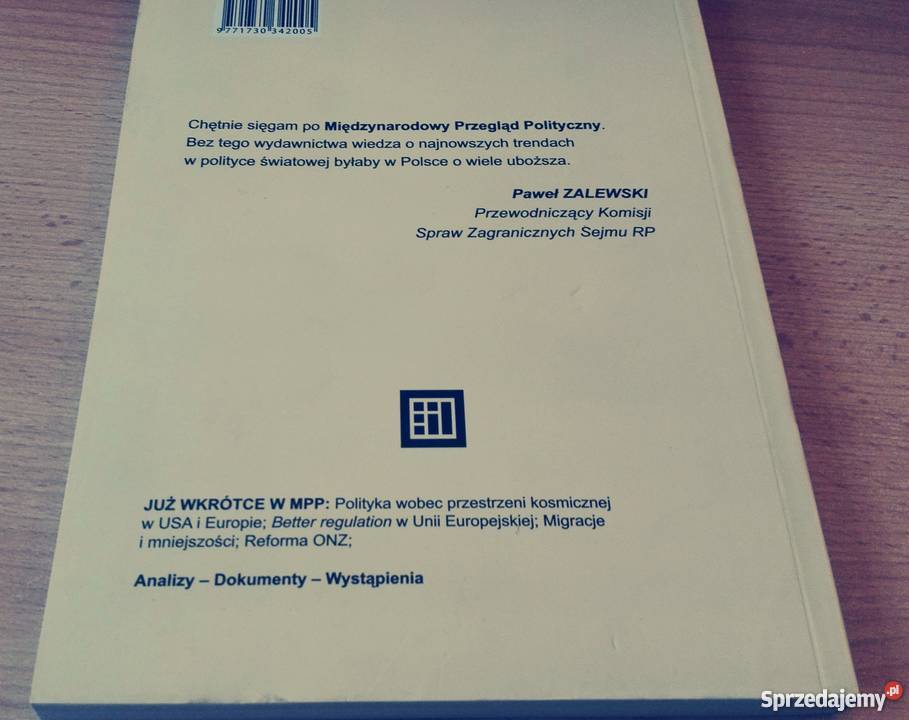 Międzynarodowy Przegląd Polityczny 18 analizy Rok wydania 2007 Gdańsk