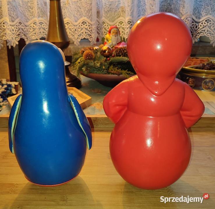 Pingwin i Laleczka wańka wstańka z czasów PRL mazowieckie Warszawa