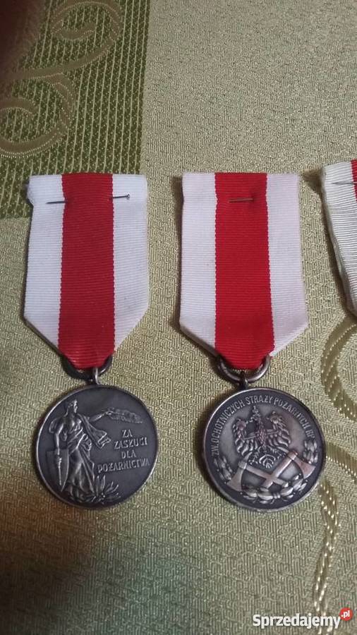 MEDAL ZASŁUGI POŻARNICTWA RP wielkopolskie Kowale Pańskie