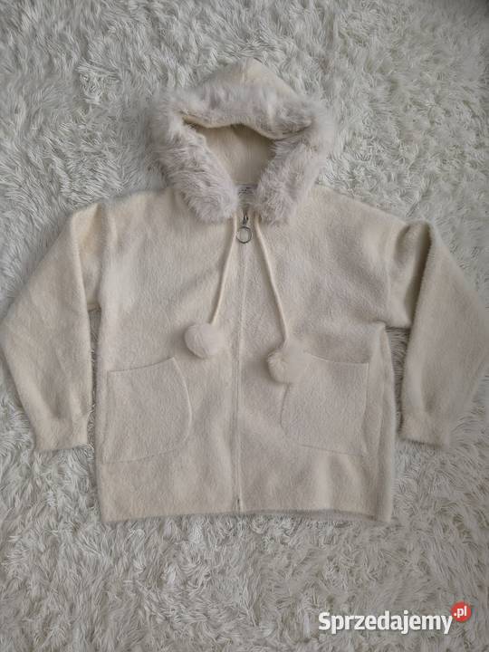 WeiWei Bluza Futerkowa Biała Chinese Style Myślenice