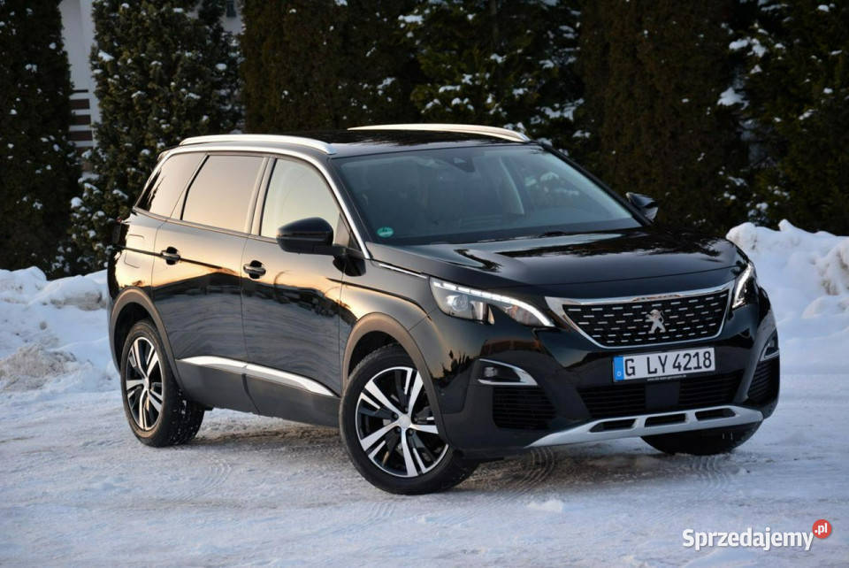 Peugeot 5008 Radar ACC Skóry 7foteli Navi Kamera klimatyzacja Ostrów Mazowiecka