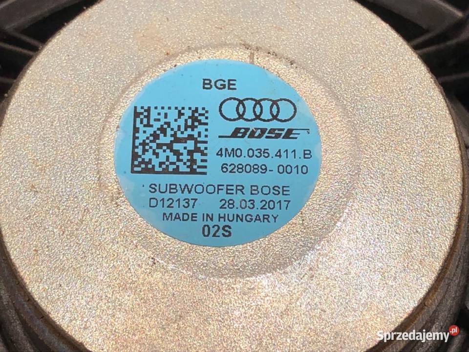 GŁOŚNIKI KOMPLET AUDI Q7 4M 4M0035298 SUV AUDIO osobowe podkarpackie