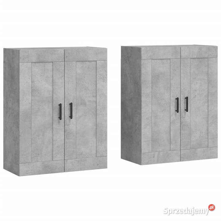 Wiszące szafki 2 szarość betonu materiał mazowieckie Warszawa