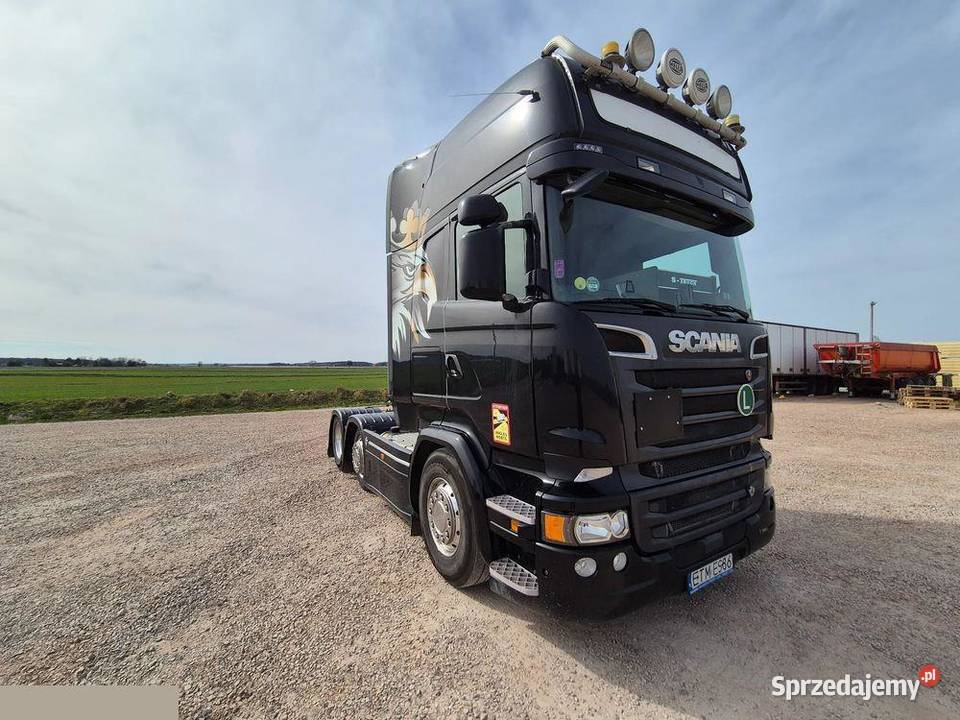 SCANIA R580 V8 6x24 Środkowa Oś SKRĘTNA 2016r automatyczna Czerniewice