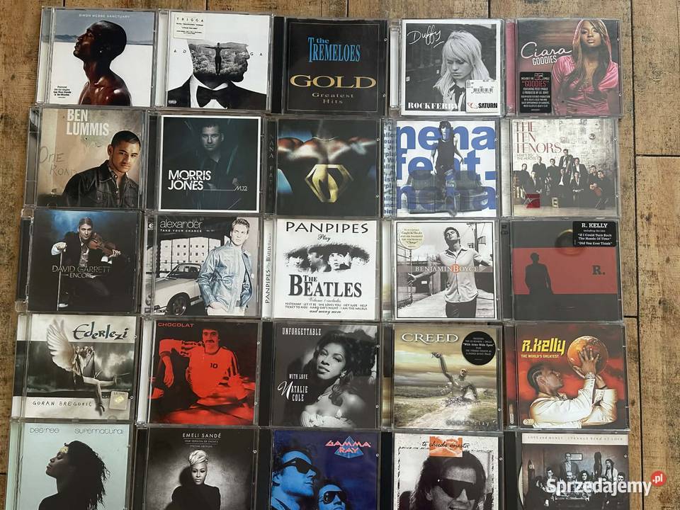 Płyty CD różne gatunki muzyczne sztuk 39
