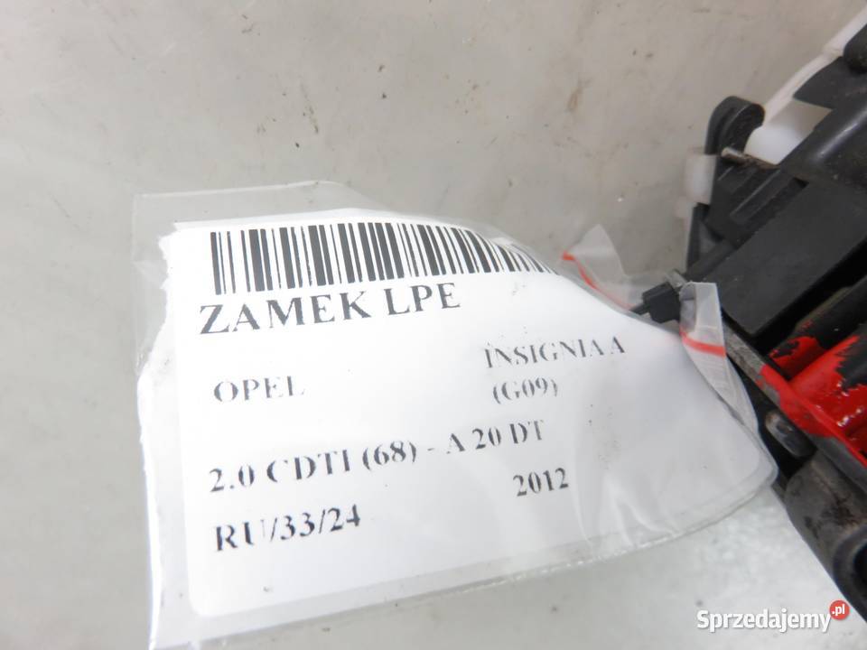 ZAMEK LEWY PRZEDNI OPEL INSIGNIA A 6 PIN